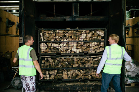 kilning firewood logs