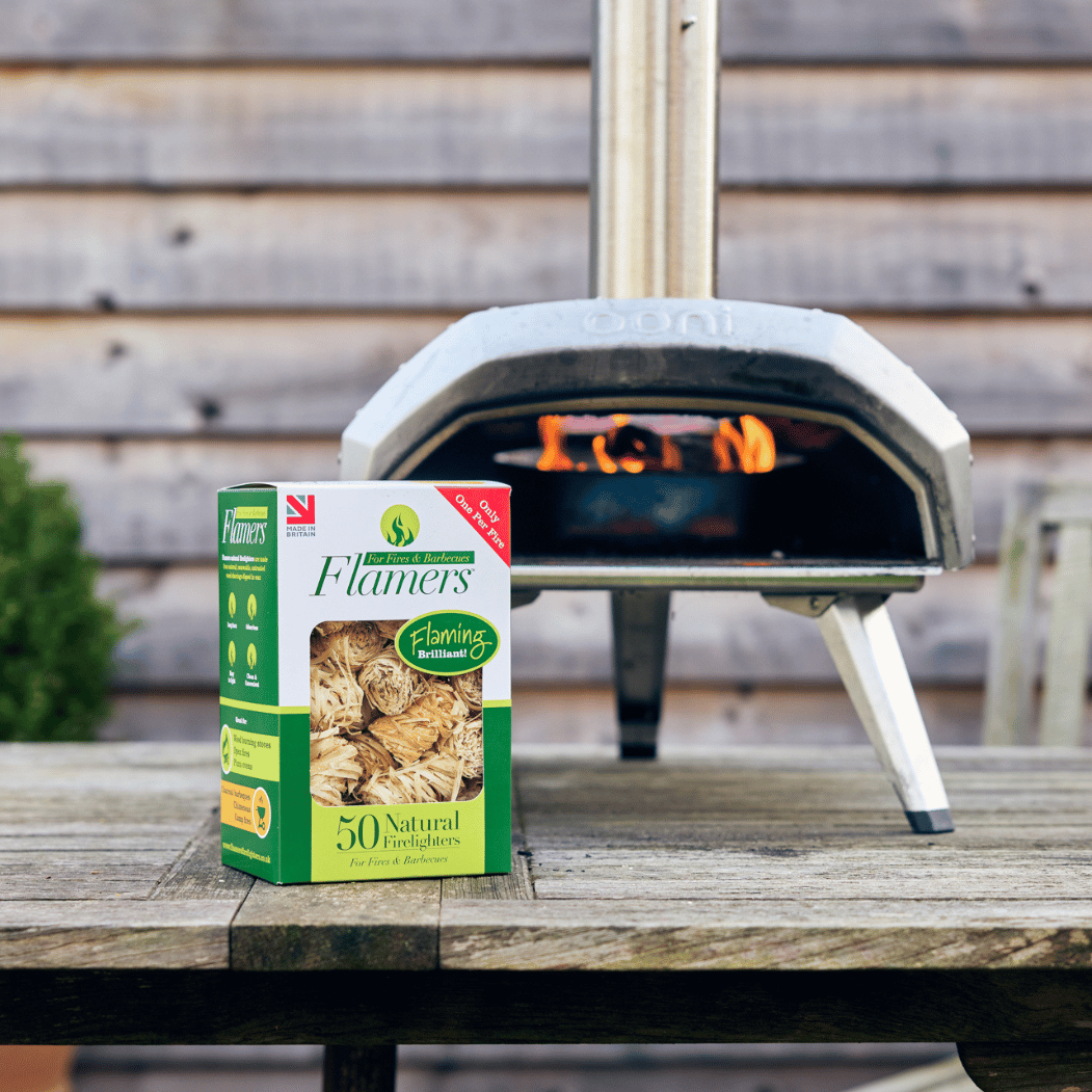 Flamers natural firelighters perfect for lighting pizza ovens