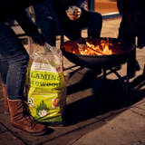 Flaming firewood is the perfect fuel for firepits and outdoor burning appliances