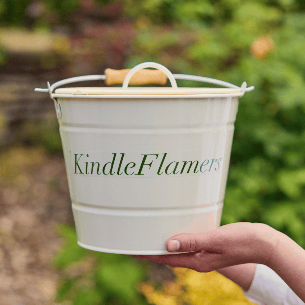 KindleFlamers buckets, the sylish storage solution for firelighters