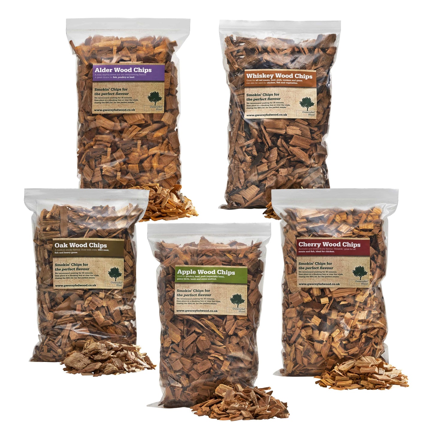 3 lire smoking wood chip
