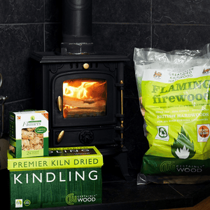 Flaming Firewood: Brilliant for smaller or hobbit stoves. Kilnd ried to below 20% moisture content