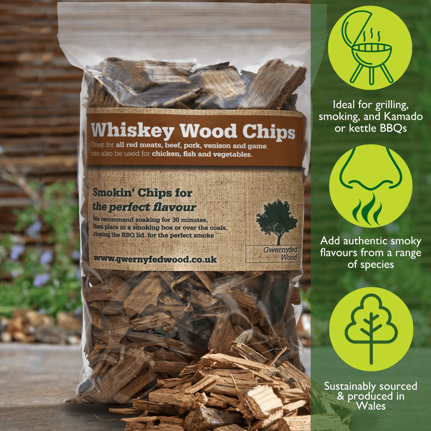 Smoking Wood Chips 3 Litre