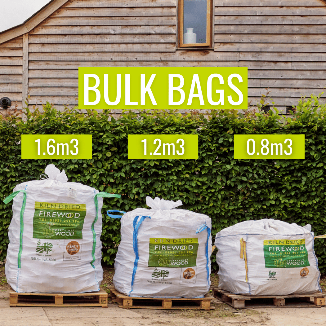 Certainly Wood kiln dried logs in bulk bags