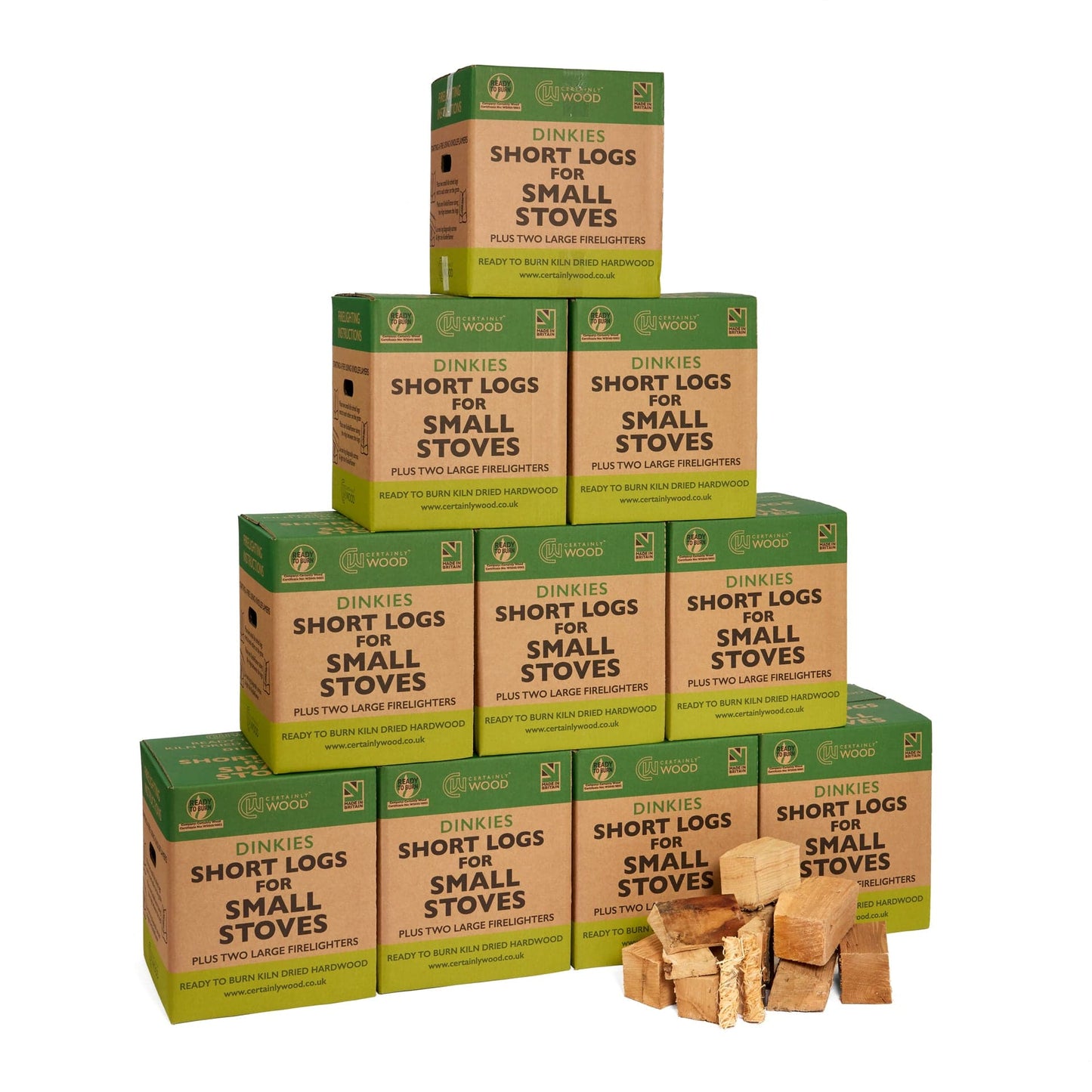 Dinkies - small logs for small stoves