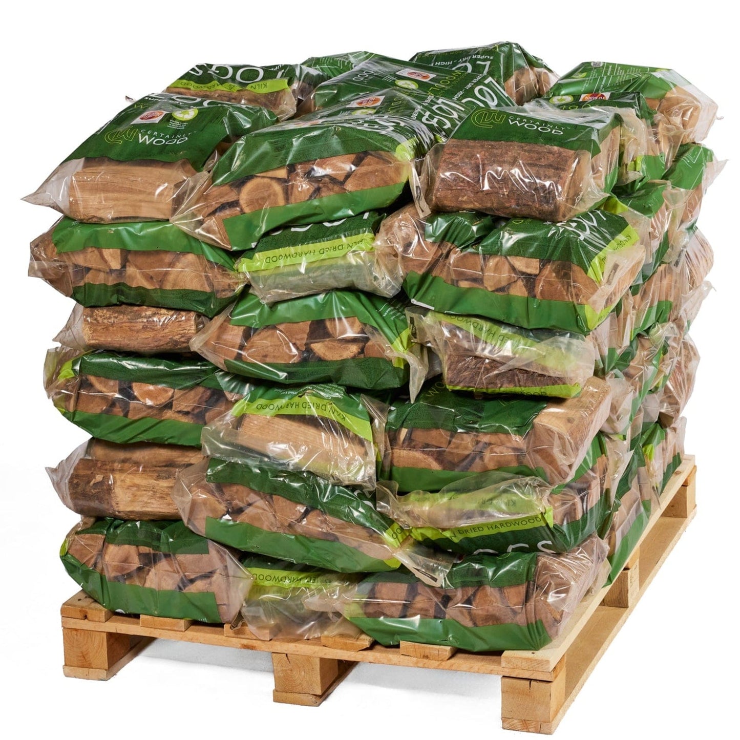 Kiln Dried Logs - Pallets of Small Bags