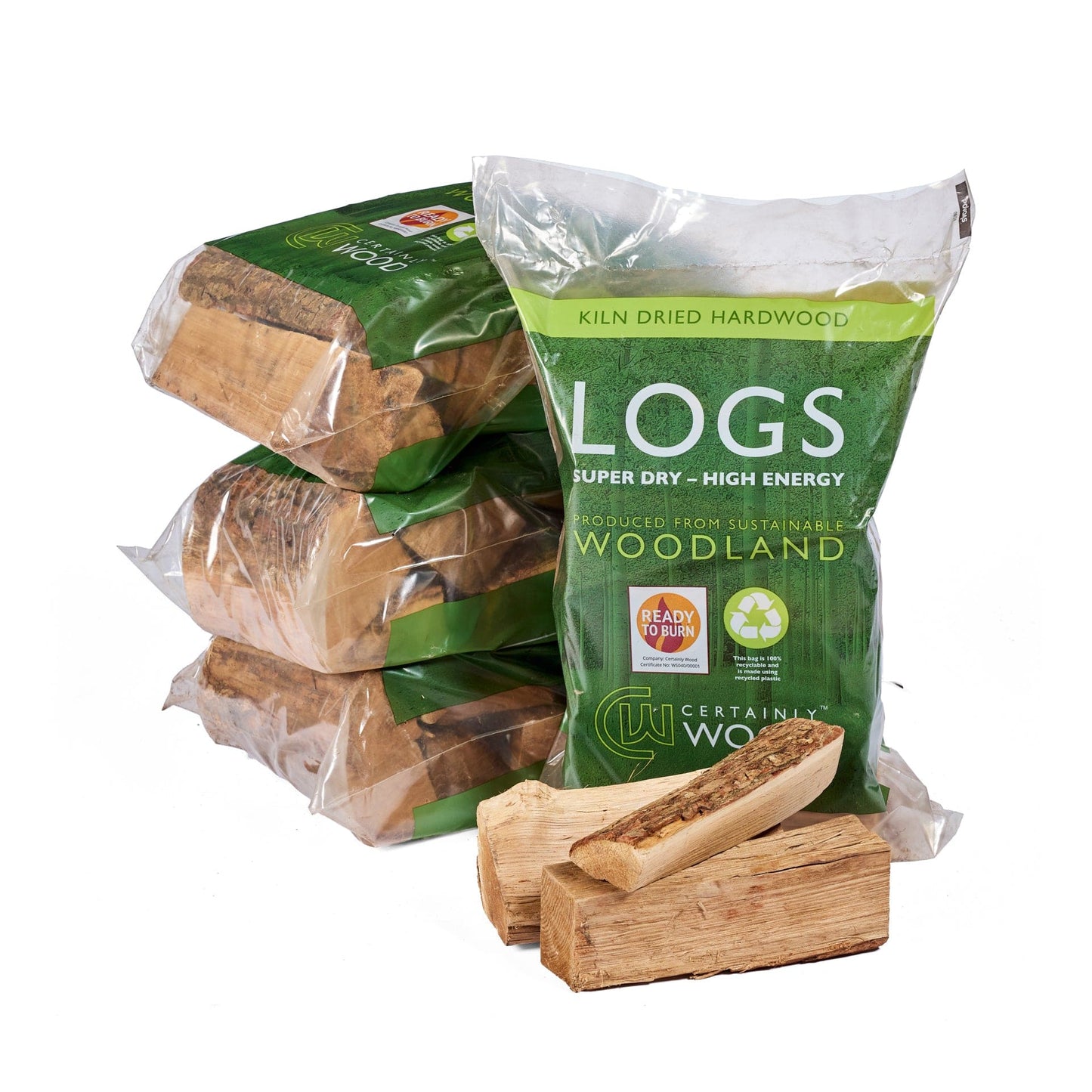 Premium Kiln Dried Logs (Single Bags) A