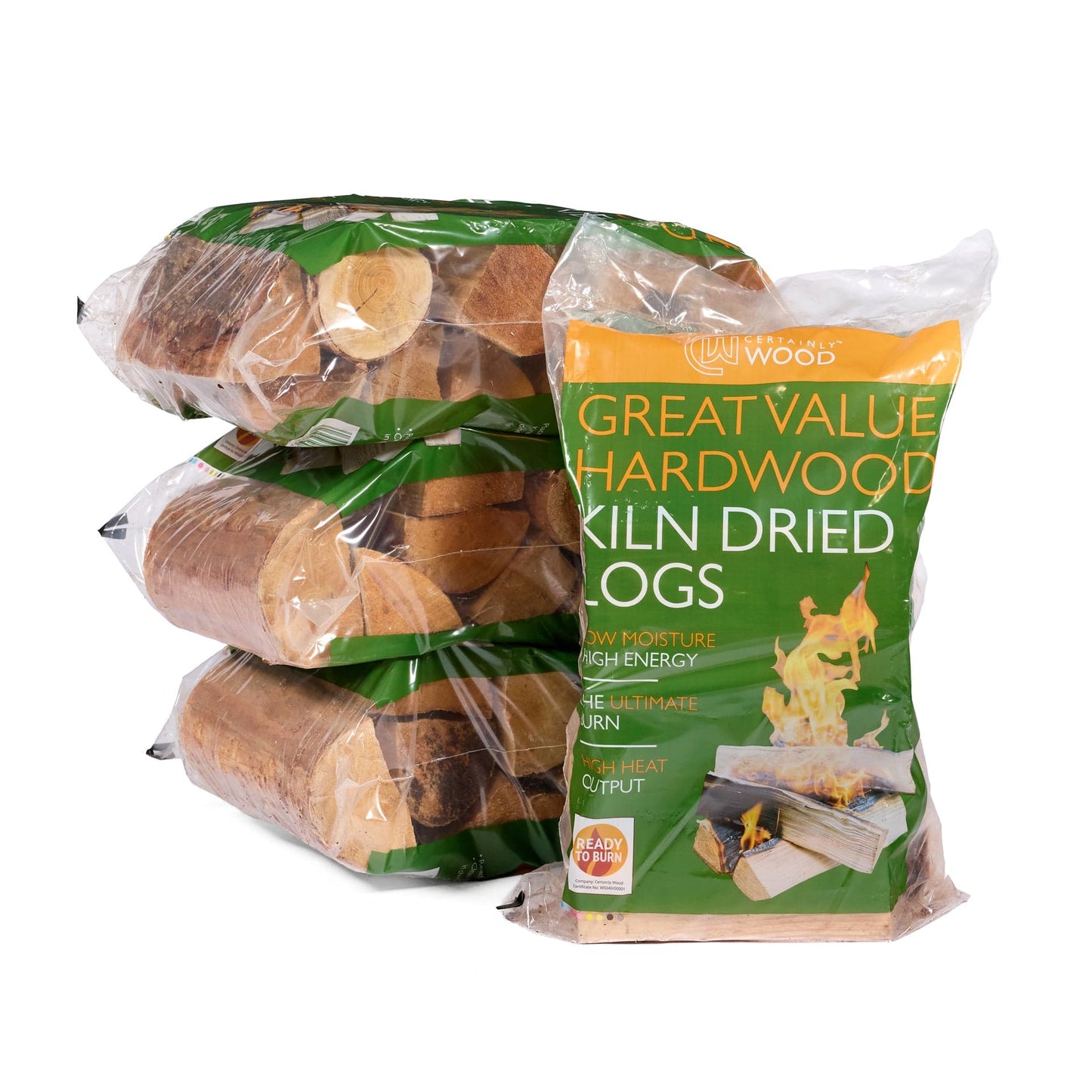 Great Value Kiln Dried Logs (Single Bags) A