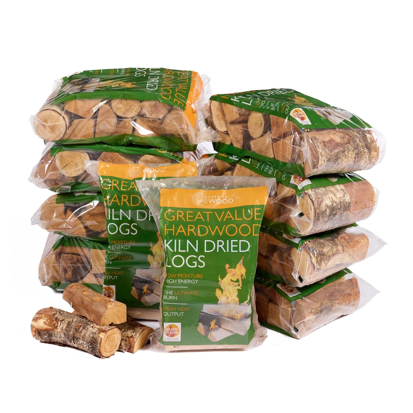 Great Value Kiln Dried Logs (Single Bags) A