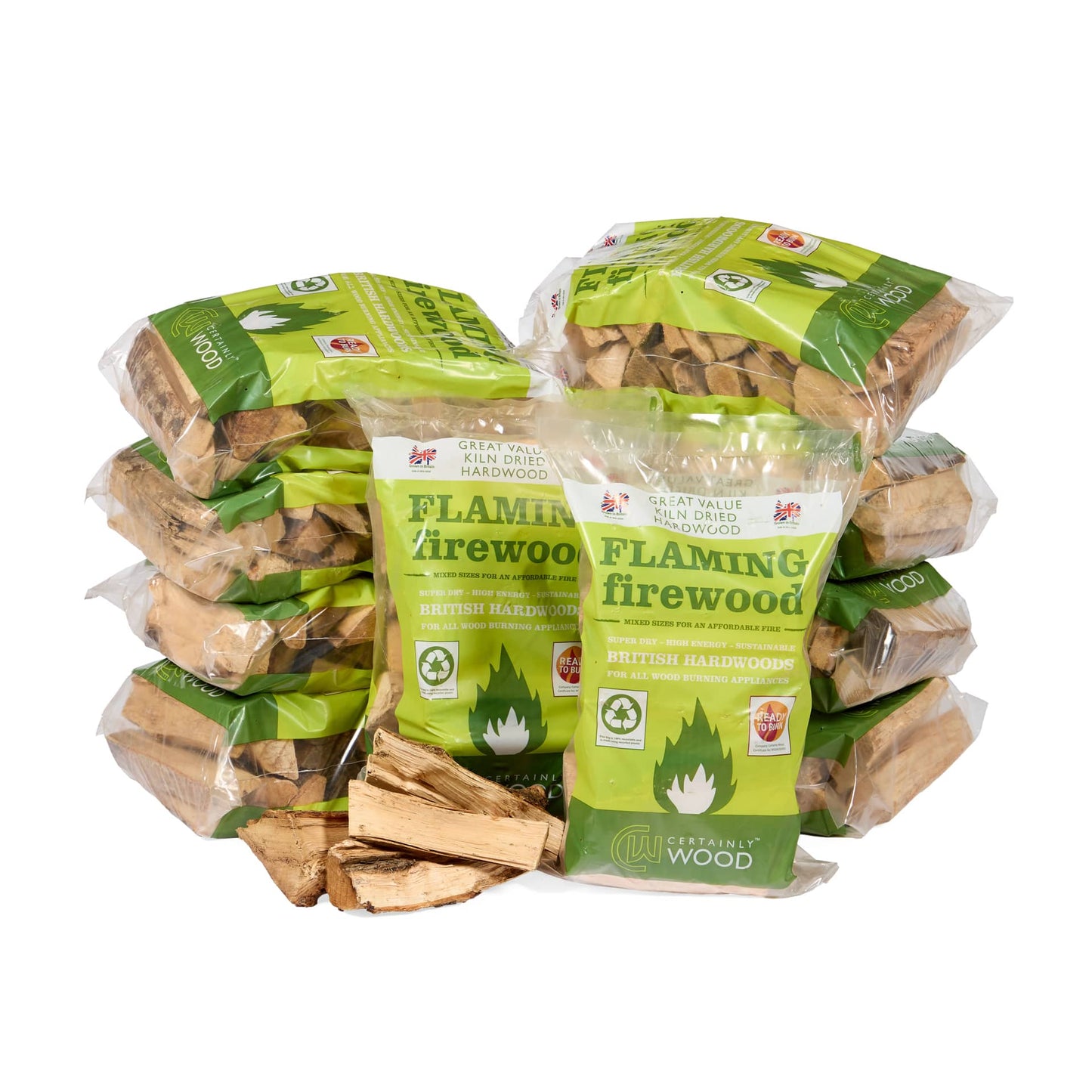 Flaming Firewood (Single Bags)