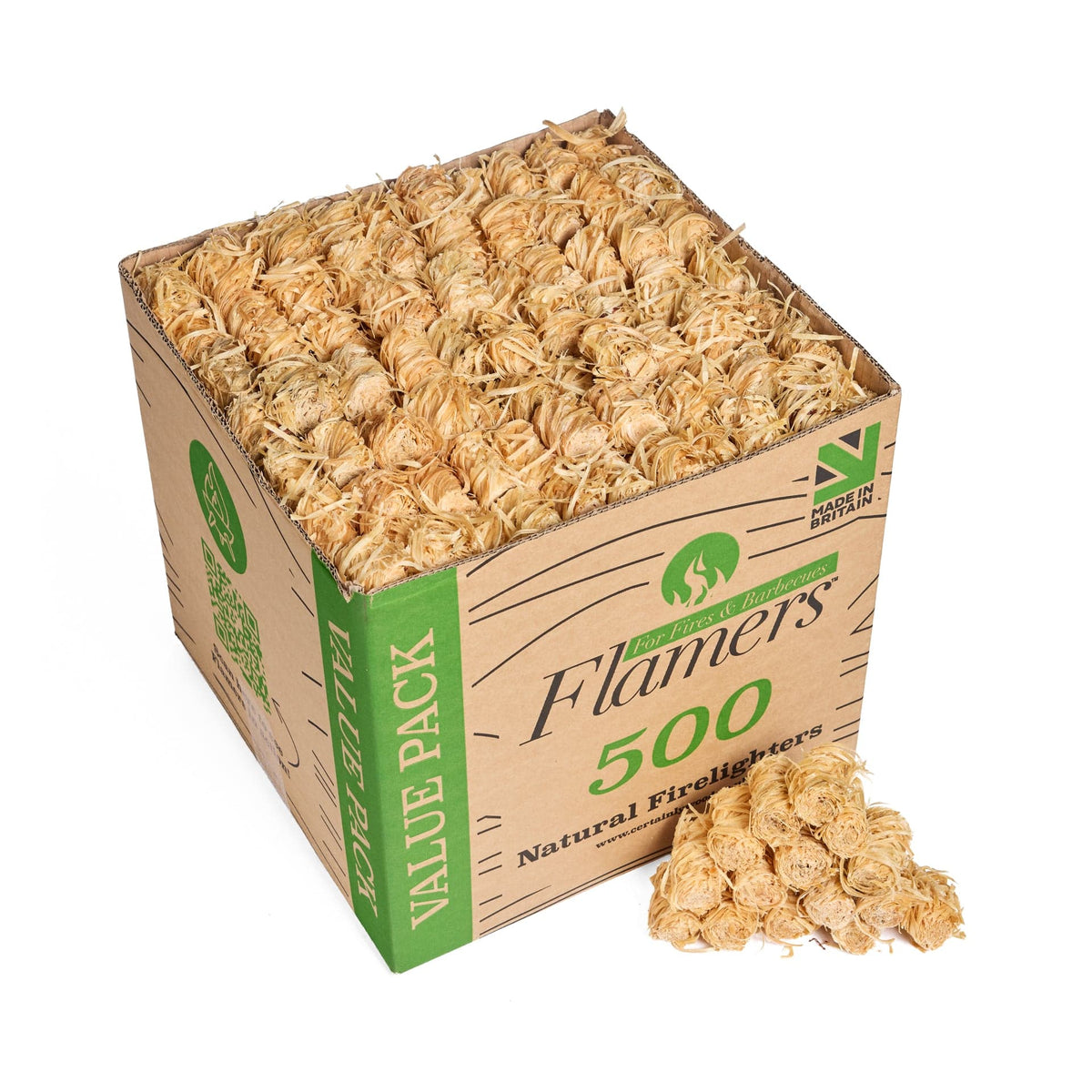 Flamers 500 Value Packs - cheap firelighting