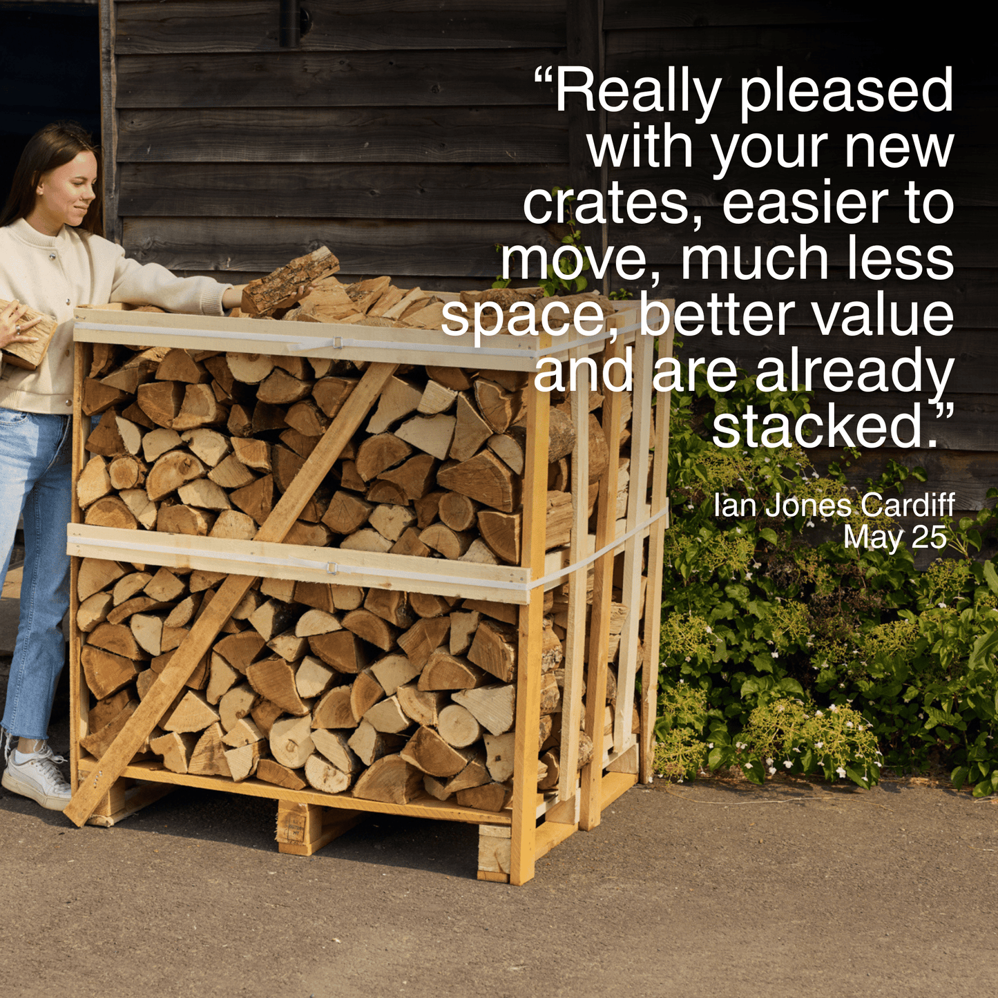 Kiln Dried Ash & Oak Crate