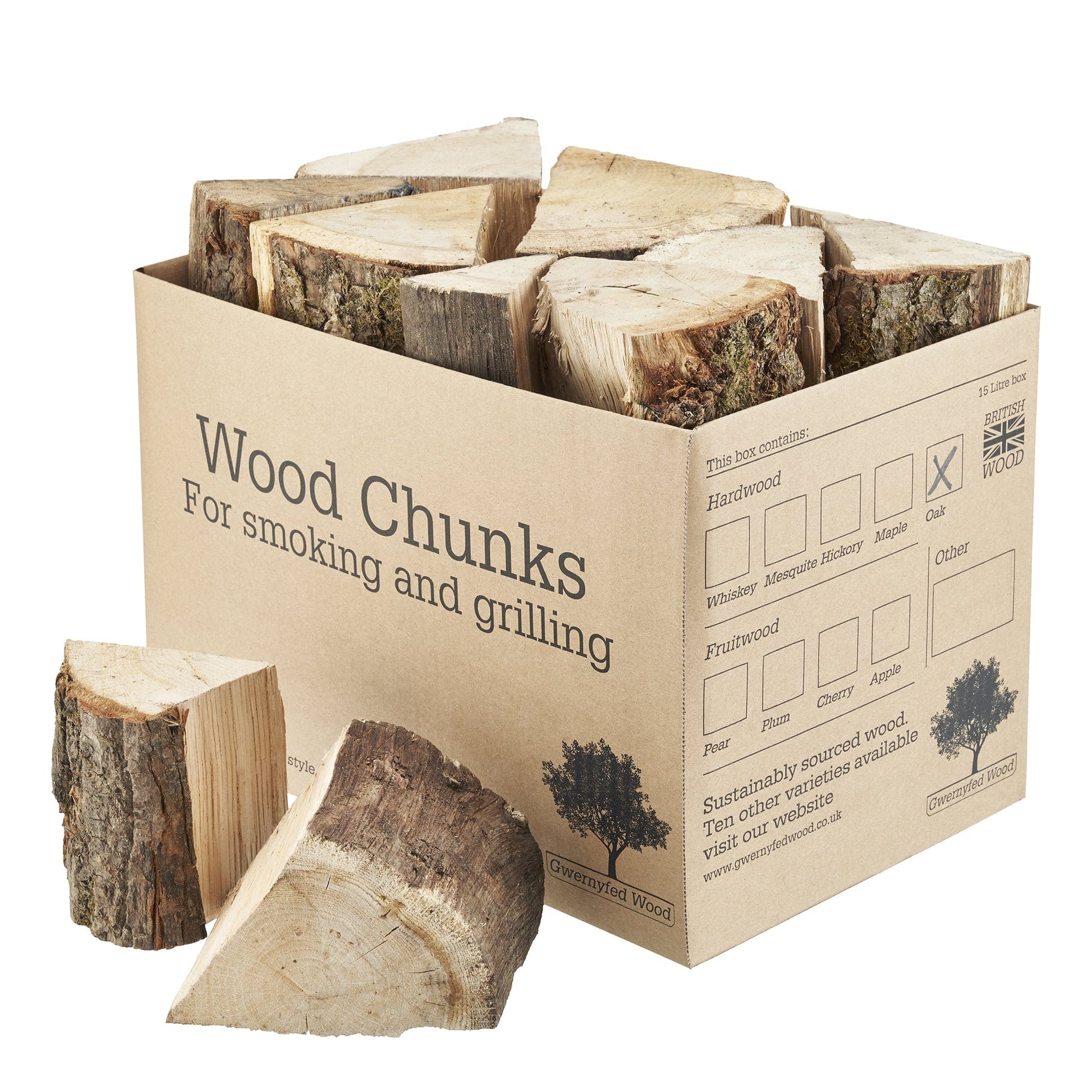 oak wood chunks