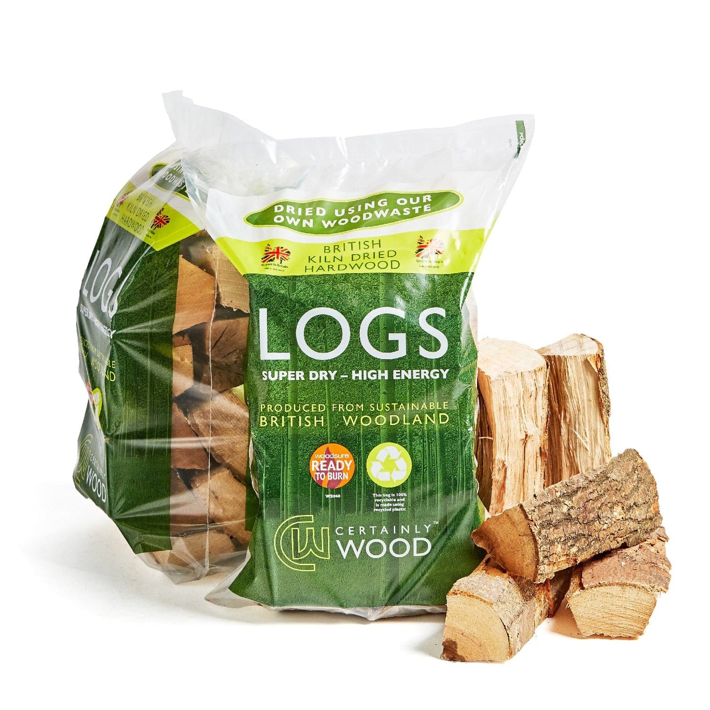 Premium Kiln Dried Logs (Single Bags) A