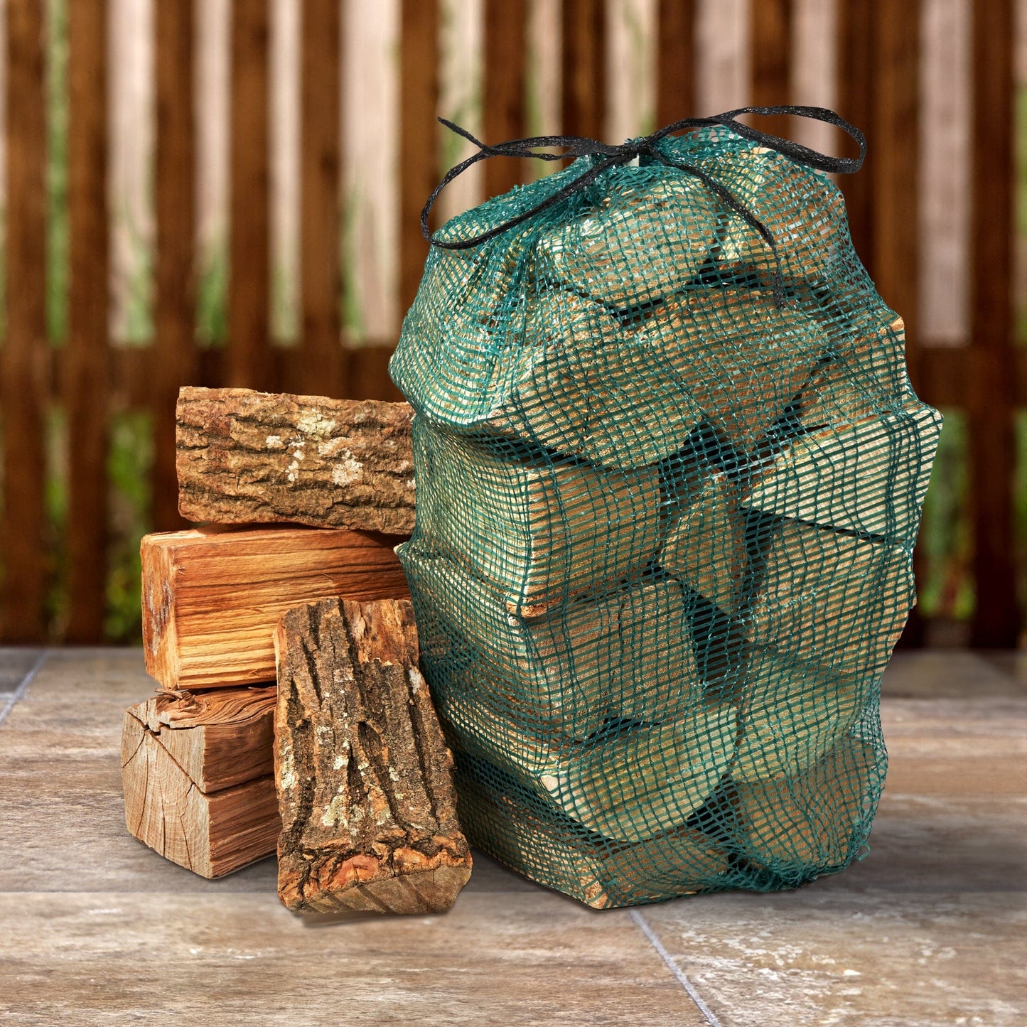 Kiln Dried Hardwood Logs In Nets (Single)