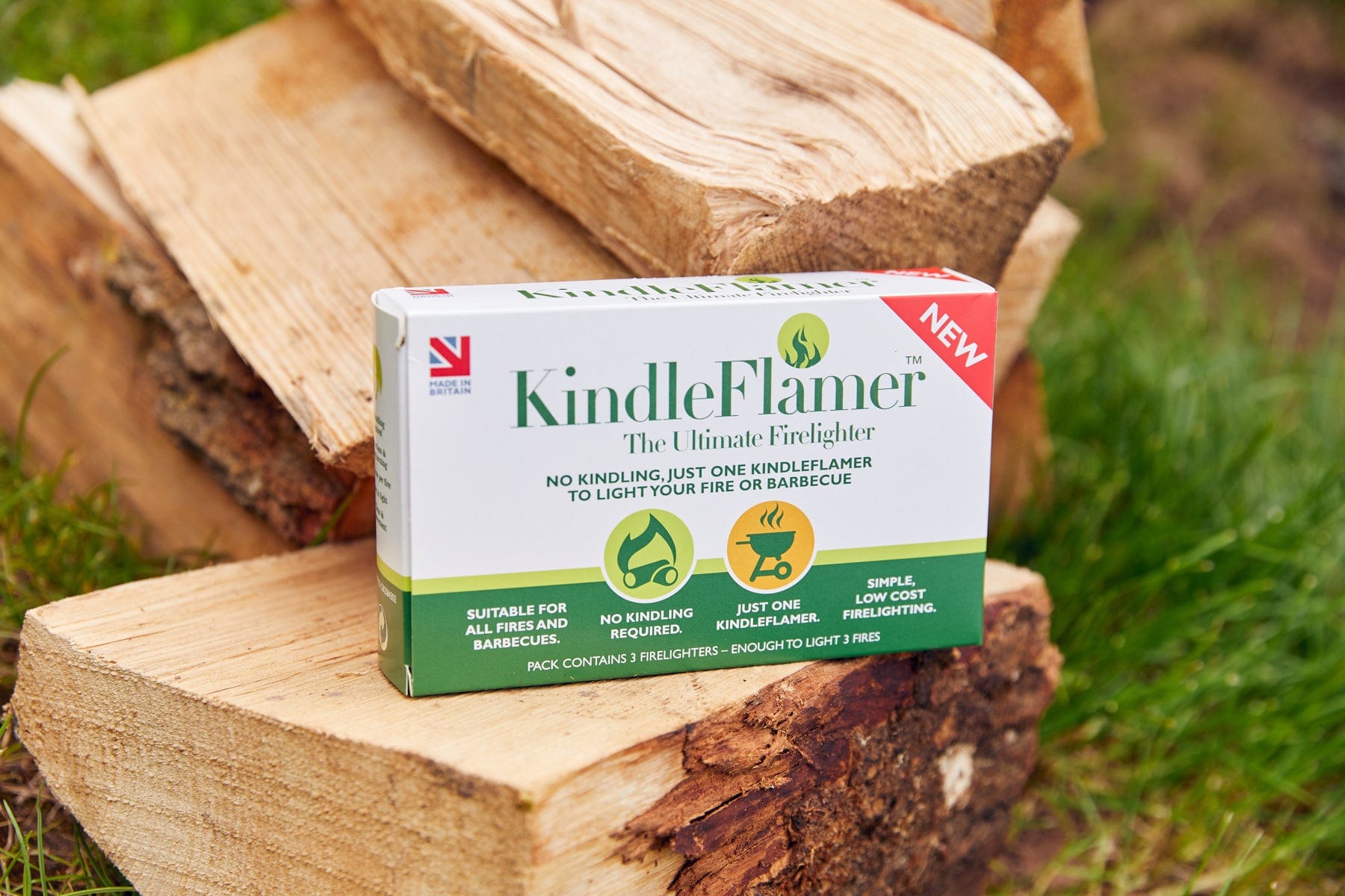KindleFlamers Natural Firelighters 3 Pack – Certainly Wood