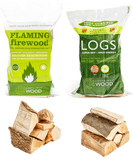 Flaming Firewood kiln dried logs vs Kiln Dried standard Logs