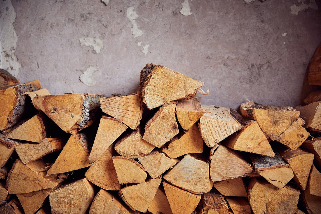 kiln dried logs, woodburning heating homes