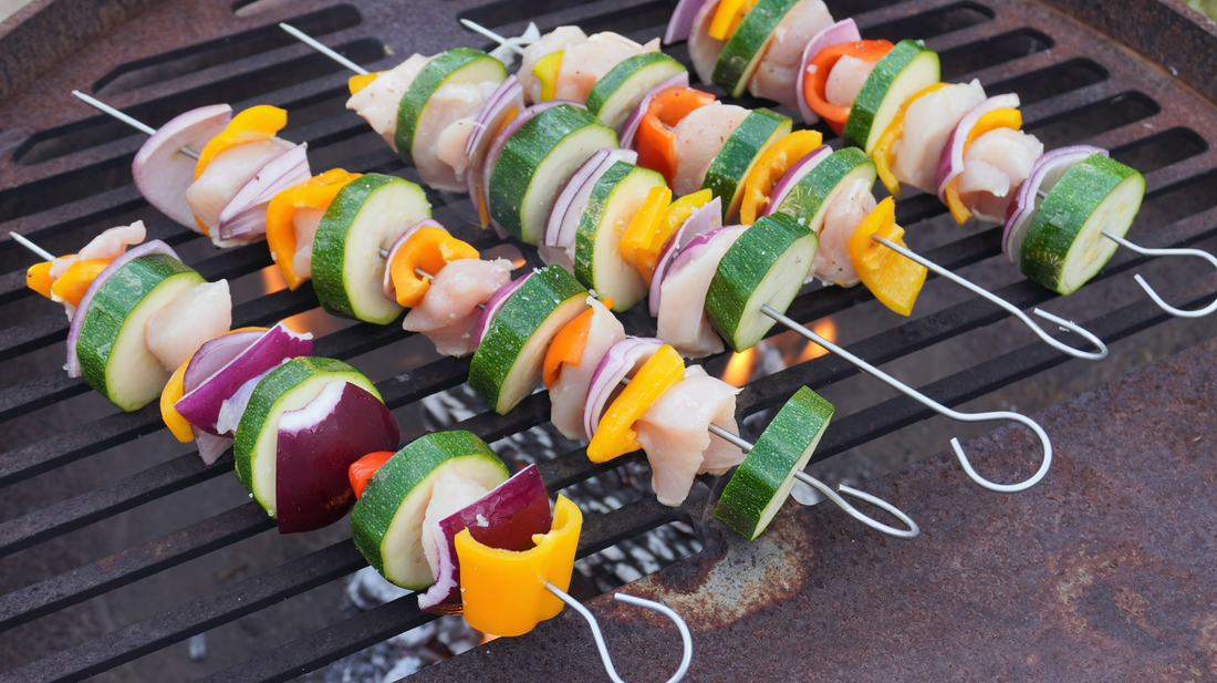 Cooking on Wood: Firepit Skewers