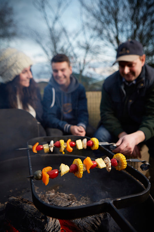 Caribbean Fruit & Vegetable Kebabs