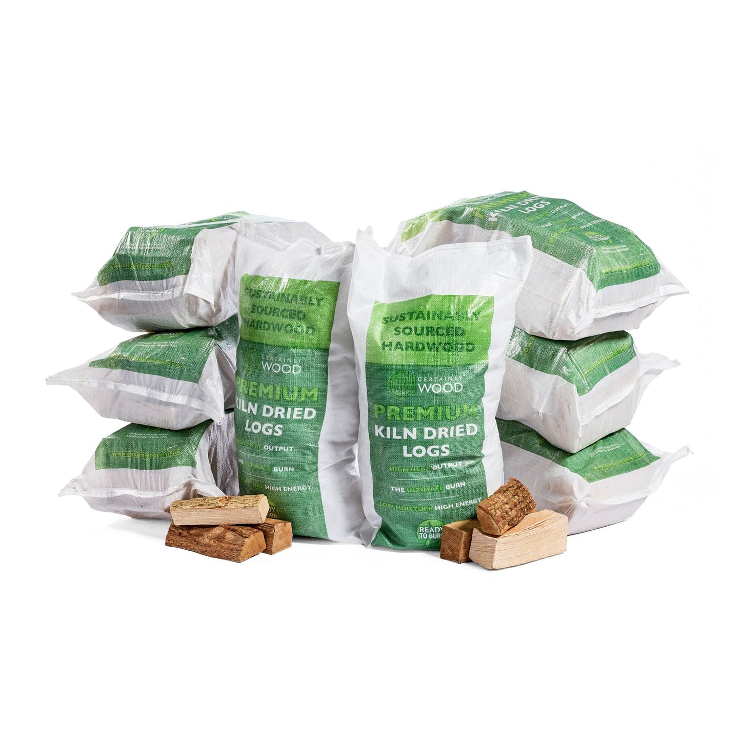 10 premium firewood 18kg boot bags. 