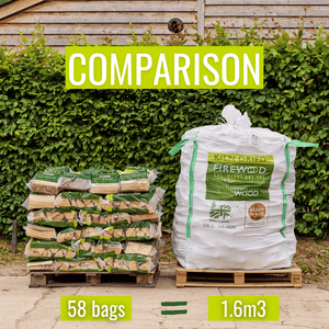 Kiln Dried Logs In Bulk Bags