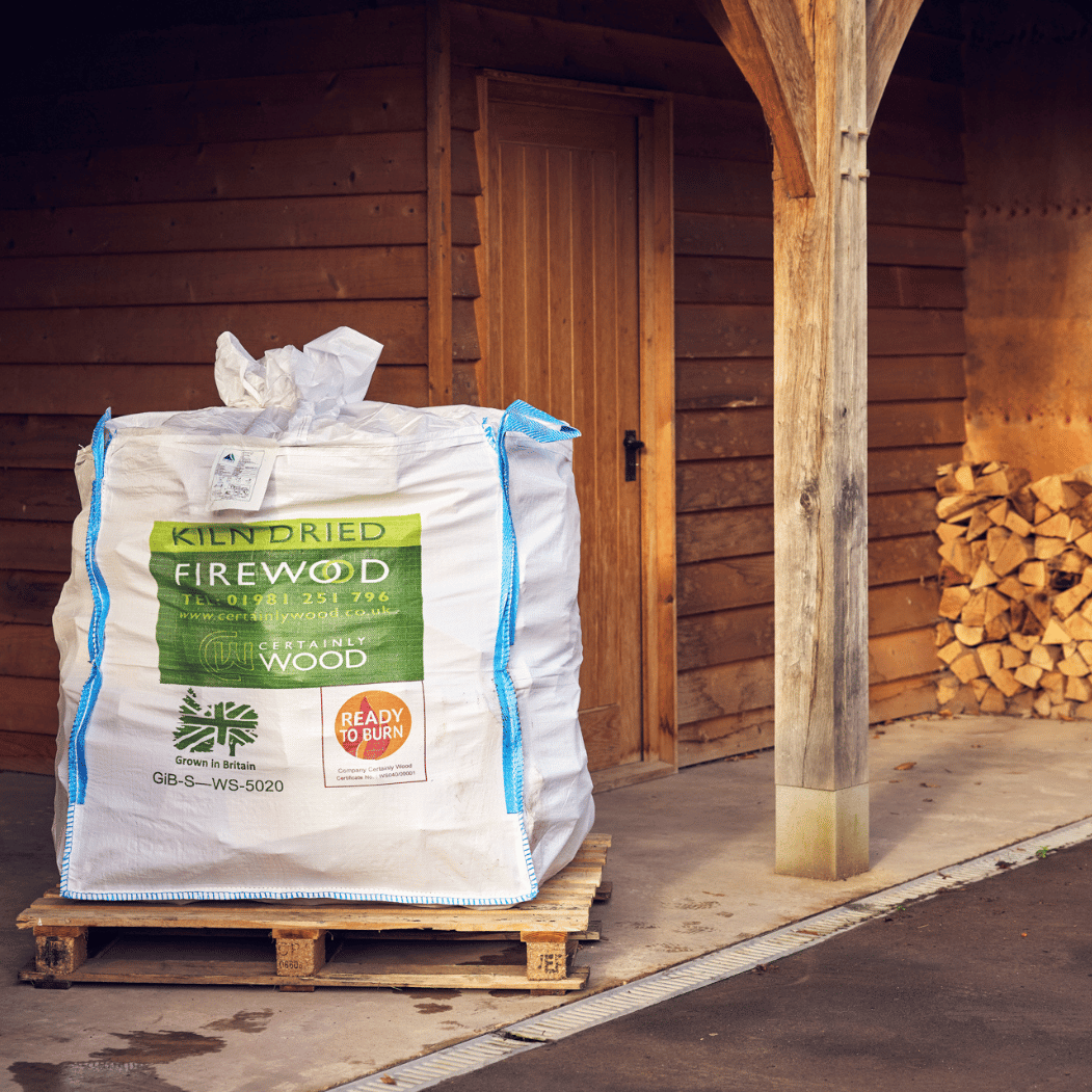 Kiln dried logs made from British kiln dried hardwood Certainly Wood