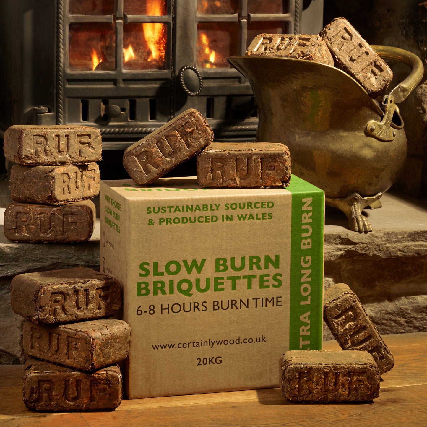 Pallet of Slow Burn Briquettes