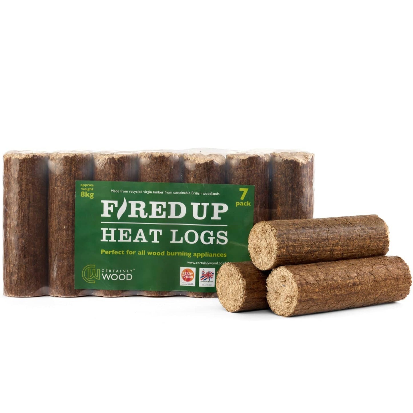 Fired Up Heat Logs Single Pack