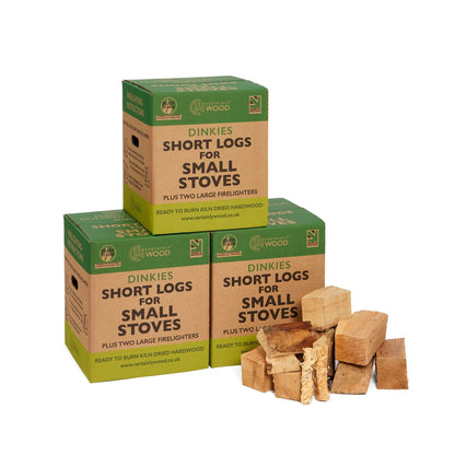 Dinkies - small logs for small stoves