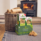 Flamers natural firelighters, 24 pack, 50 pack or bulk 200 pack. Perfect for woodburning stoves