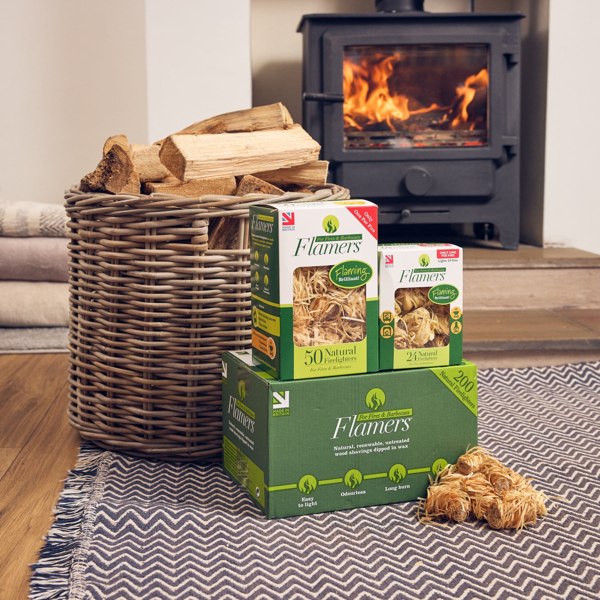Flamers Natural Firelighters