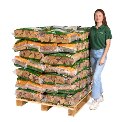 Great Value Kiln Dried Logs - Pallets of Small Bags