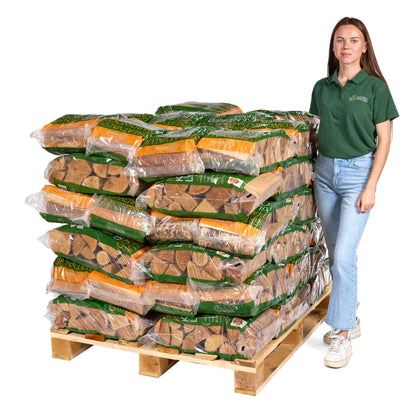 Great Value Kiln Dried Logs - Pallets of Small Bags