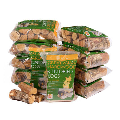 Great Value Kiln Dried Logs (Single Bags) A