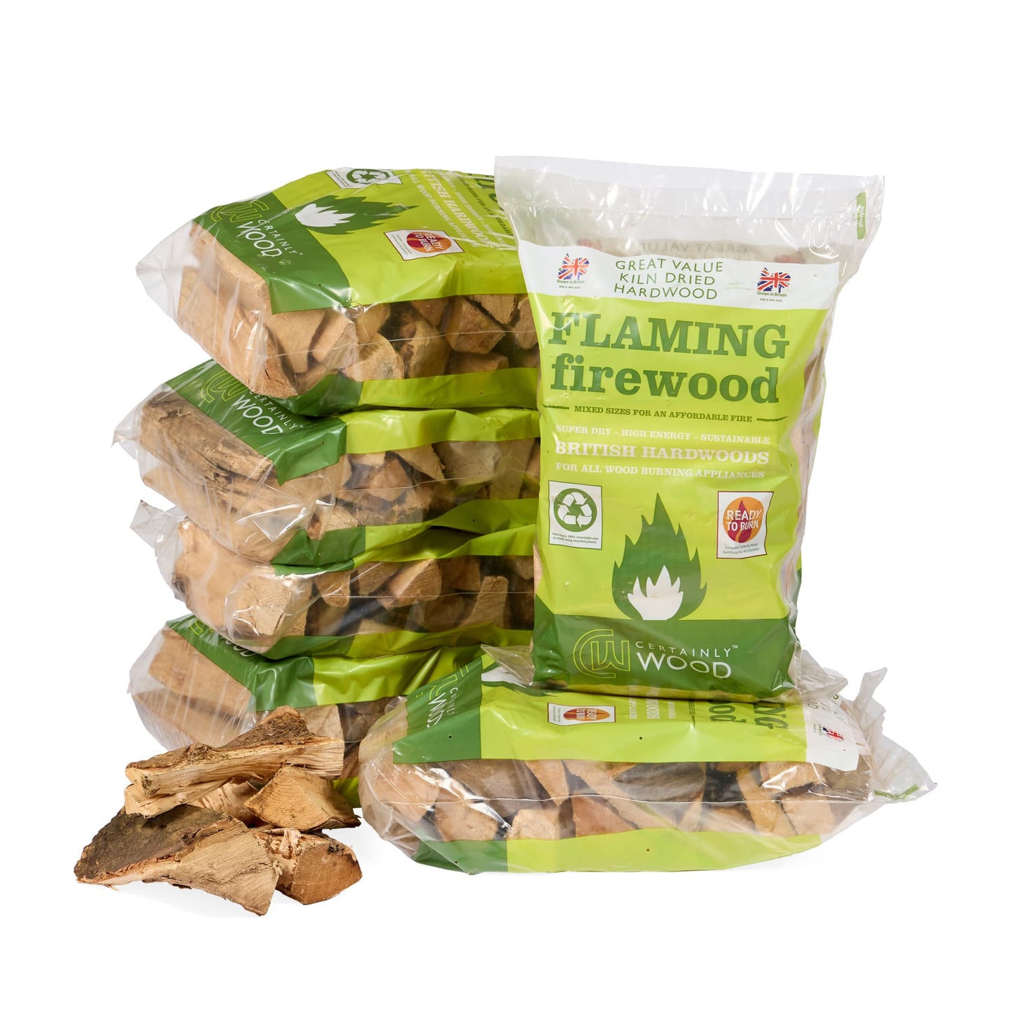 Flaming Firewood (Single Bags)