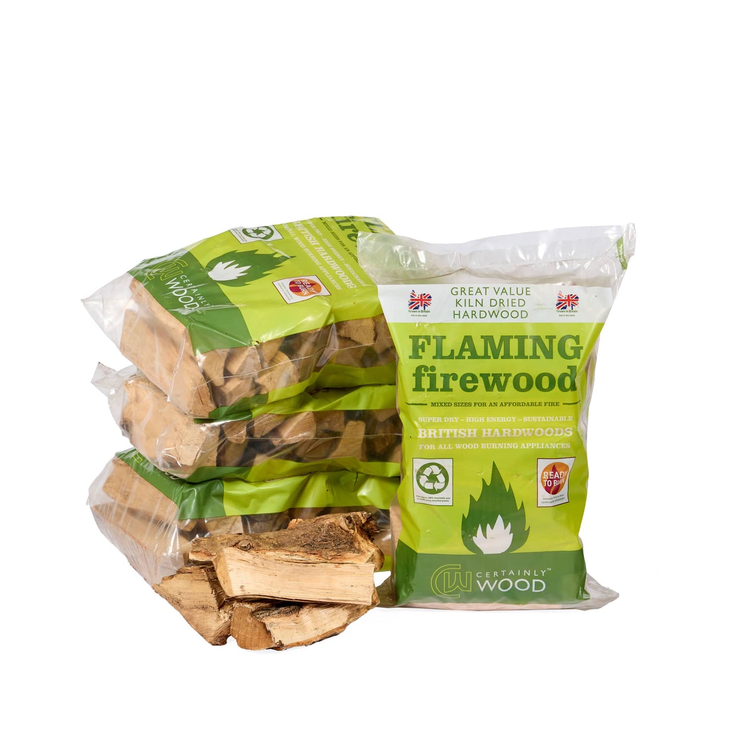 Flaming Firewood (Single Bags)