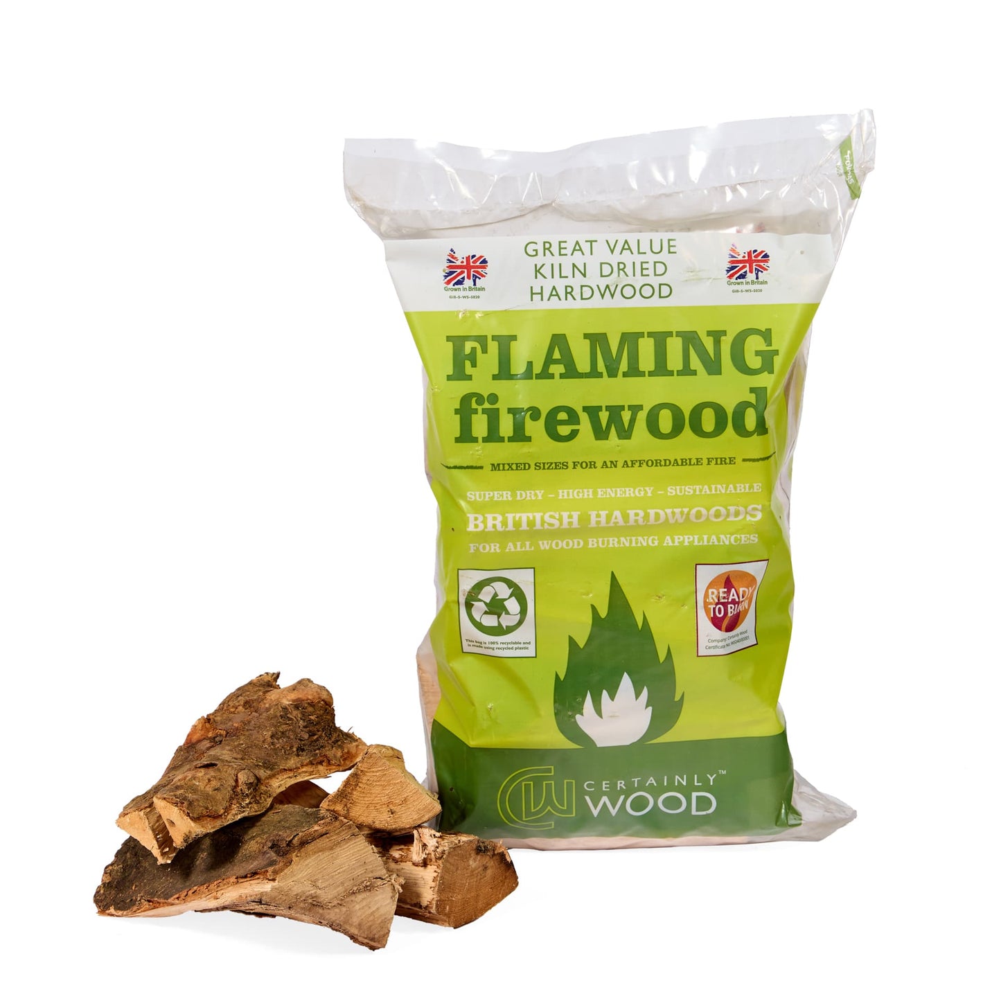 Flaming Firewood (Single Bags)