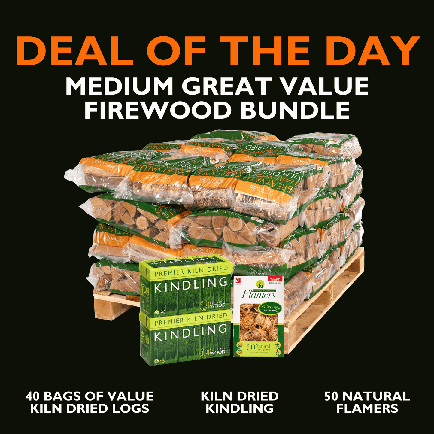 Medium Great Value Firewood Bundle