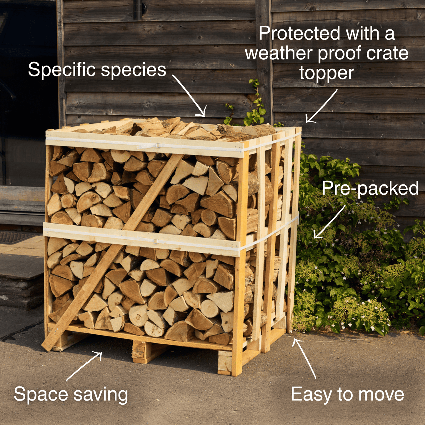 Kiln Dried Birch Crates