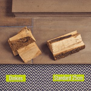 Dinkies - small logs for small stoves