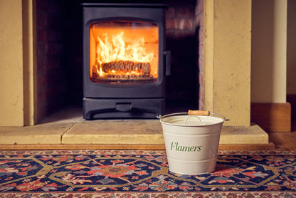 Flamers bucket perfect for fireside storage