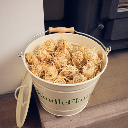 Flamers bucket storing firelighters