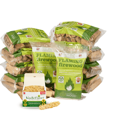Flaming Firewood 10 Bag Bundle