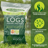 Kiln Dried Logs - Pallets of Small Bags