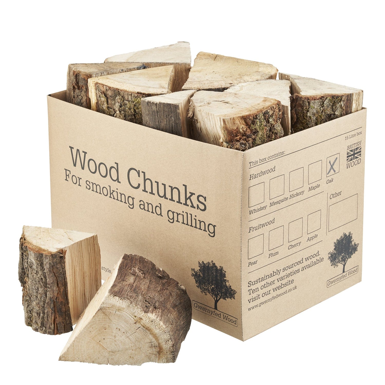 oak wood chunks
