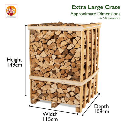 Extra Large Mixed Hardwood Crate Bundle