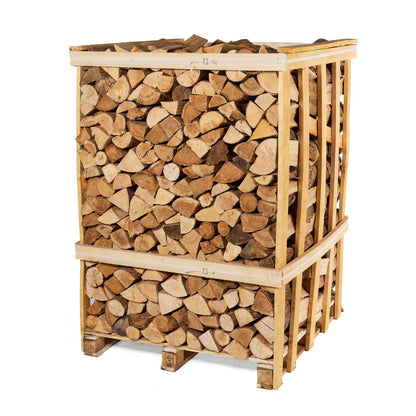 Extra large firewood crate for indoor woodburning