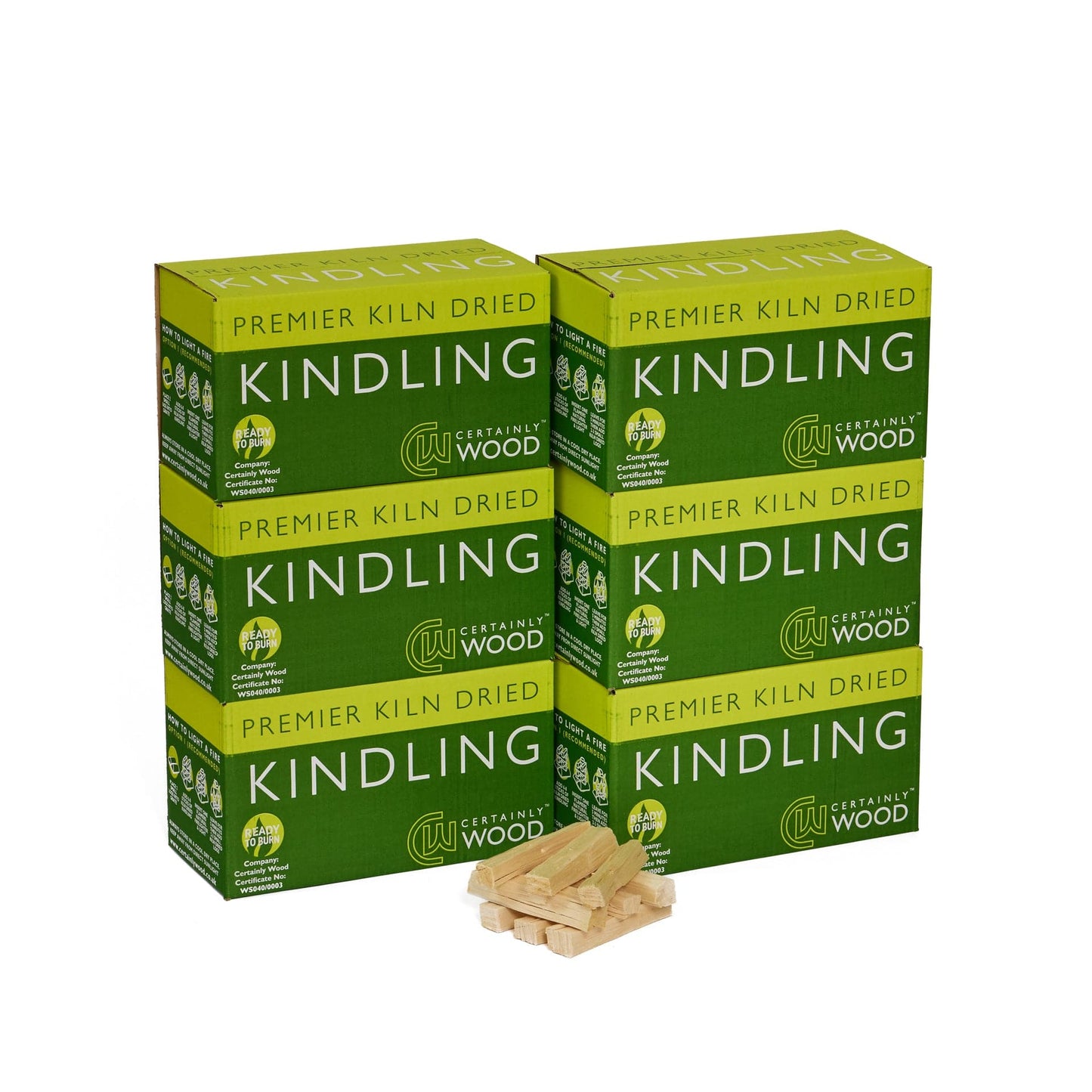 kiln dried kindling six boxes