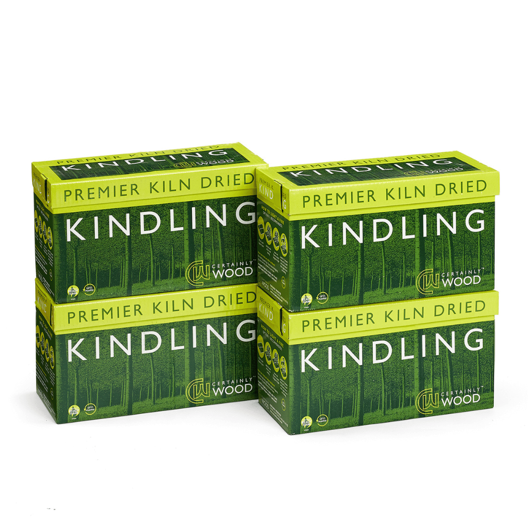 4 boxes of kiln dried kindling